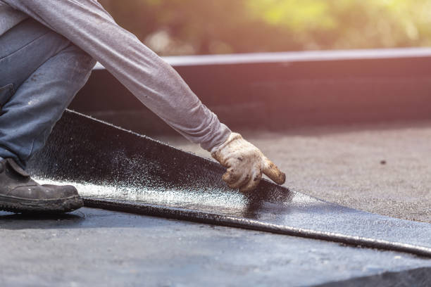 Professional Waterproofing technician working in Rose, NY